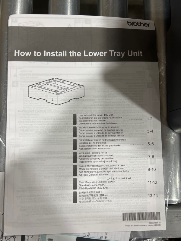 Photo 4 of Brother Printer LT6500 Tray