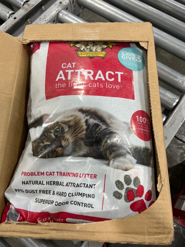 Photo 2 of Dr. Elsey's Precious Cat Attract Unscented Clumping Clay Cat Litter, 40-lb bag