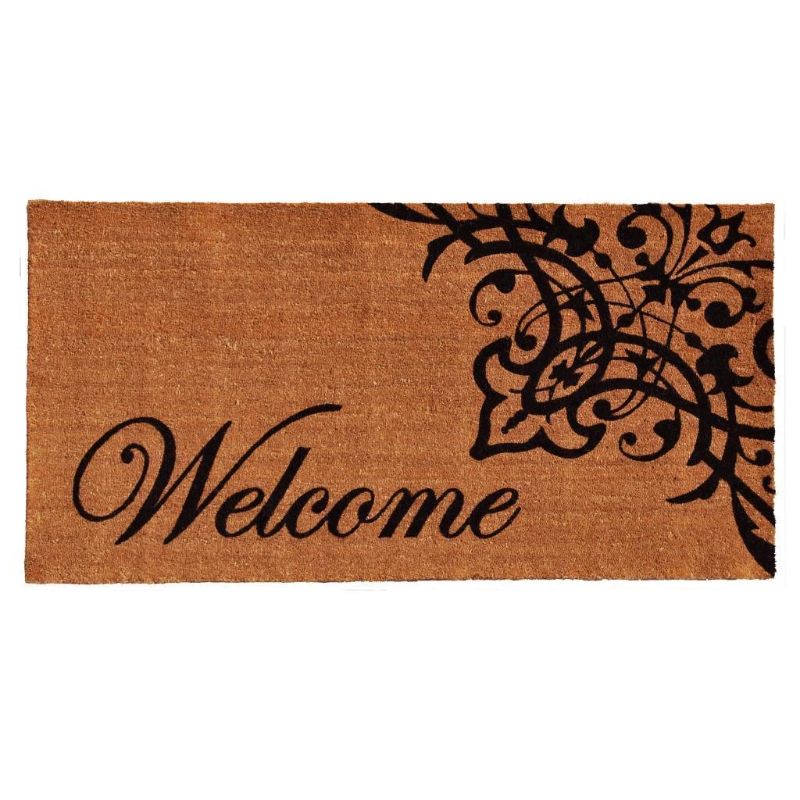 Photo 1 of Calloway Mills Scroll Welcome Outdoor Doormat 3' X 6'