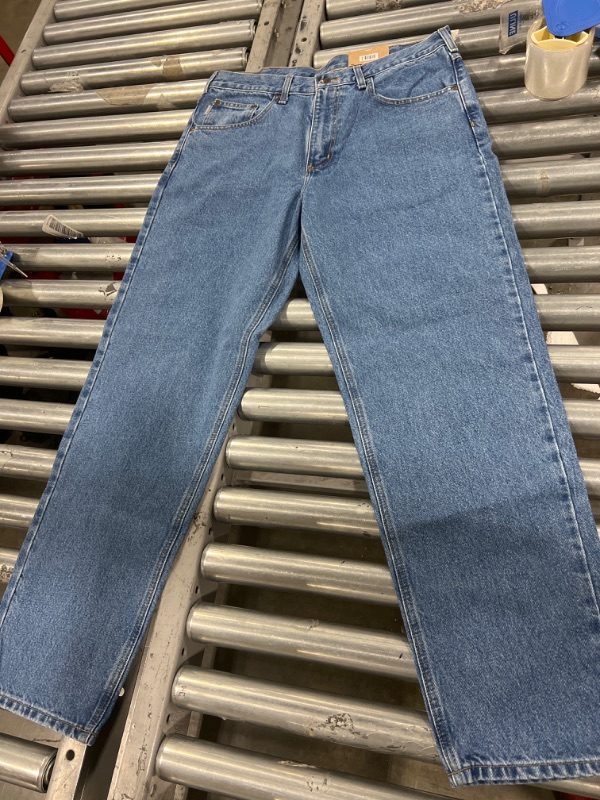 Photo 2 of Carhartt Men's 35x32 Stonewash Cotton Tapered Leg Denim Bottoms