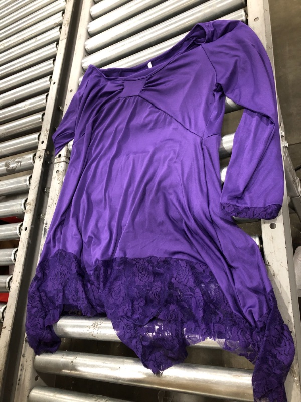 Photo 1 of 2XL purple lace top