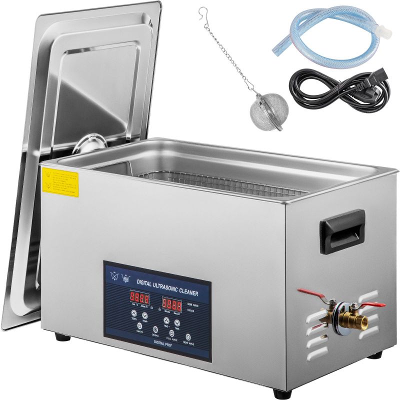 Photo 1 of 10l Digital Ultrasonic Cleaner With Heater 28/40khz Tub Baske