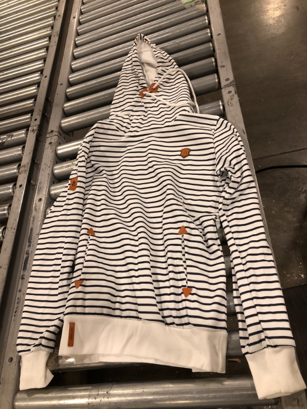 Photo 1 of XL striped hoodie 