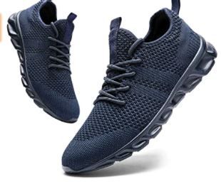 Photo 1 of Blue Damyuan Mens Lightweight Athletic Running Walking Gym Shoes Casual Sports Shoes Fashion Sneakers Walking Shoes