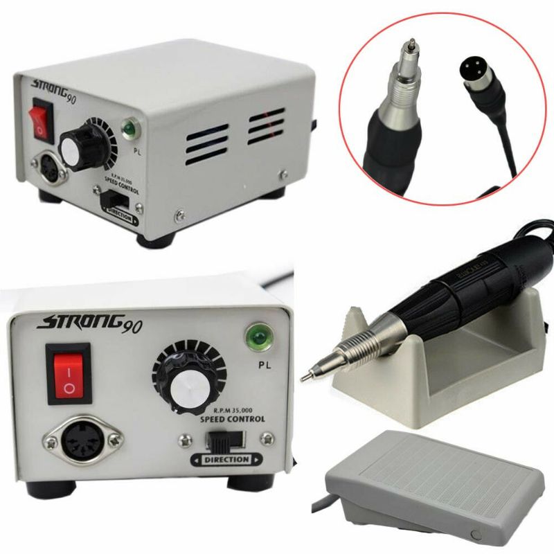 Photo 1 of Micromotor Dental Lab Marathon Strong 90 Micro Motor+35K RPM Polisher Handpiece
