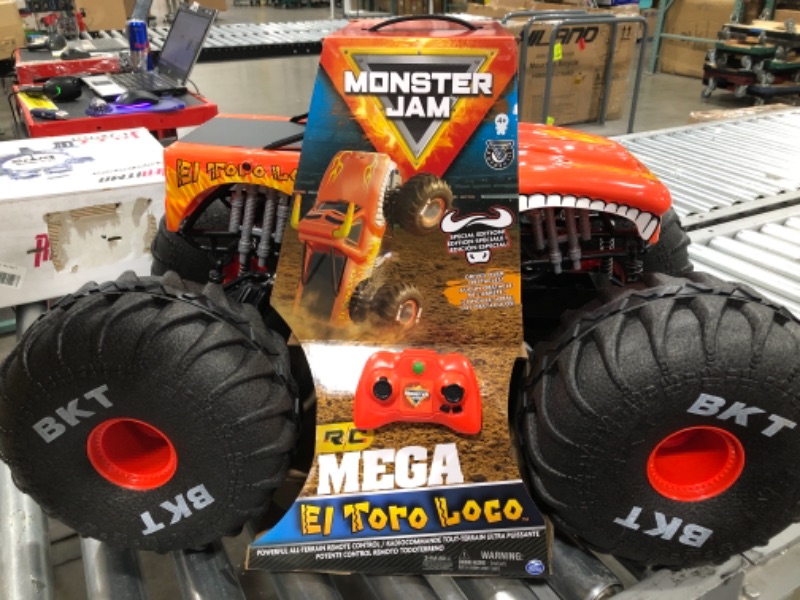 Photo 4 of Monster Jam, Official MEGA El Toro Loco, All-Terrain Remote Control Monster Truck for Boys Kids and Adults, 1:6 Scale
