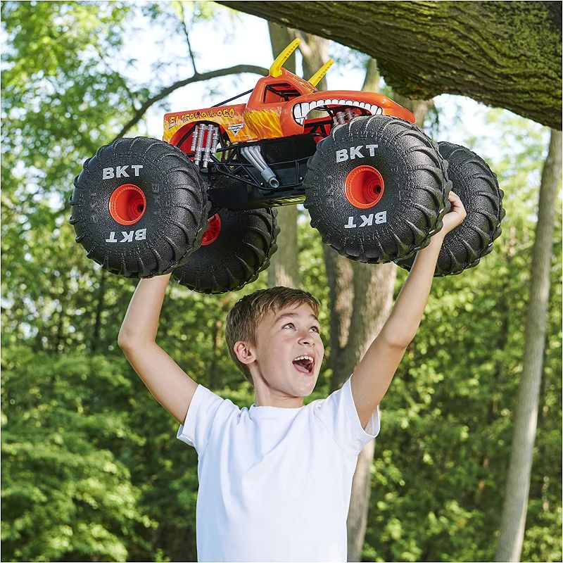 Photo 2 of Monster Jam, Official MEGA El Toro Loco, All-Terrain Remote Control Monster Truck for Boys Kids and Adults, 1:6 Scale
