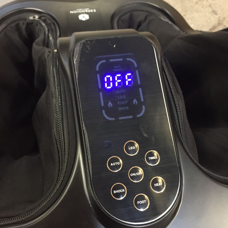 Photo 4 of Shiatsu Heated Foot and Calf Massager Machine to Relieve Sore Feet, Ankles, Calfs and Legs, Deep Kneading Therapy, Relaxation Vibration and Rolling & Stimulates Blood Circulation
