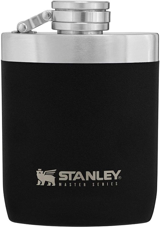 Photo 1 of Stanley Master Flask 8oz with Never-Lose Cap, Wide Mouth Stainless Steel Hip Flask for Easy Filling & Pouring, Insulated BPA-Free Leak-Proof Flask
