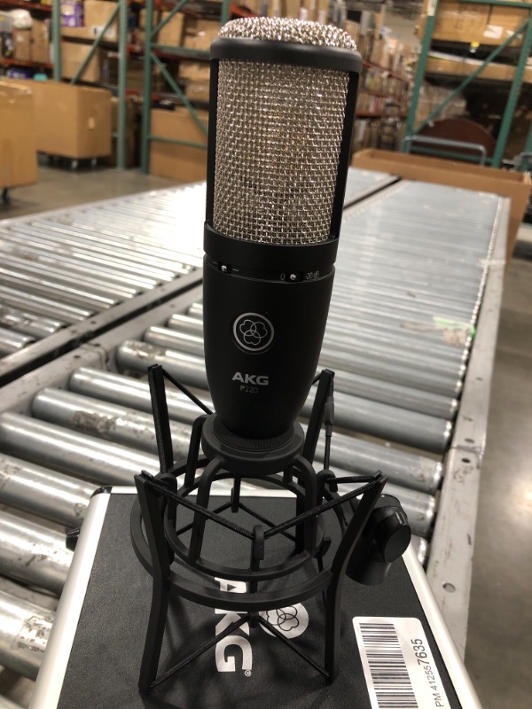 Photo 3 of AKG Pro Audio P220 Vocal Condenser Microphone, Black
