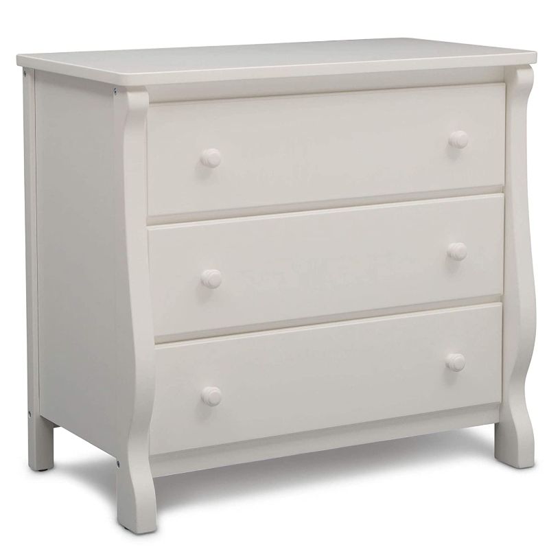 Photo 1 of Delta Children Universal 3 Drawer Dresser, White
