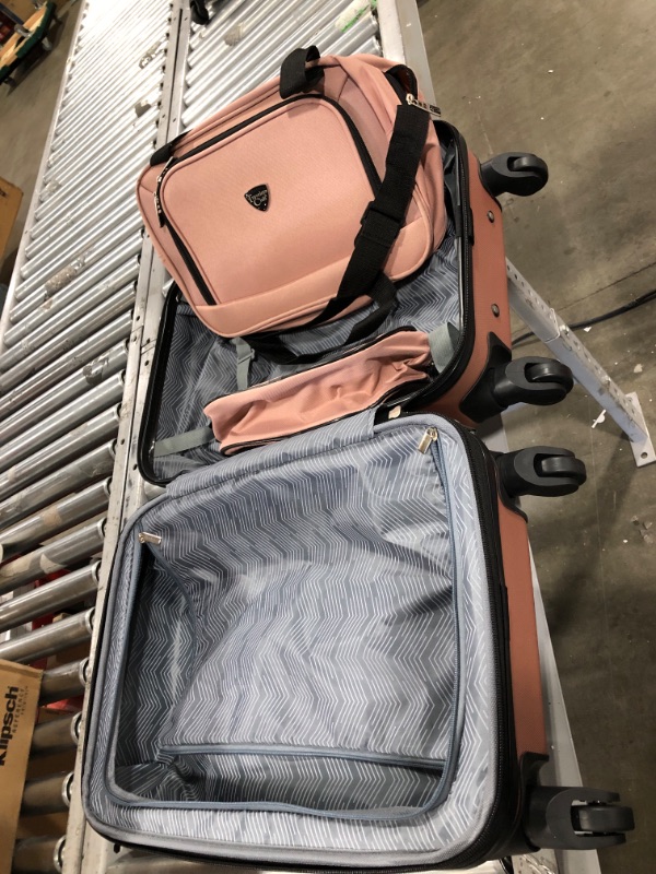 Photo 2 of Travelers Club 3-Pc. Luggage Set Rose Gold