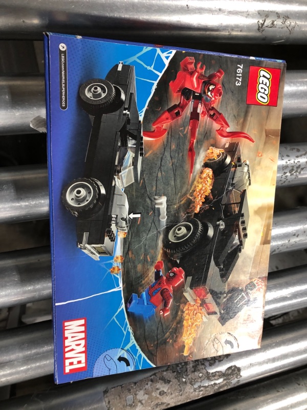 Photo 2 of LEGO Marvel Spider-Man: Spider-Man and Ghost Rider vs. Carnage 76173 Collectible Building Toy for Kids, New 2021 (212 Pieces)
