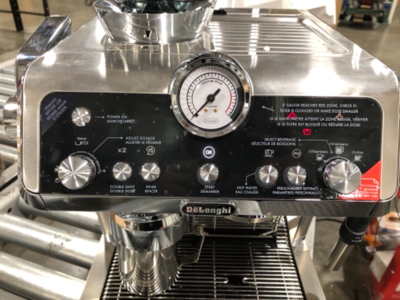 Photo 1 of De'Longhi La Specialista Espresso Machine with Sensor Grinder, Dual Heating System, Advanced Latte System & Hot Water Spout for Americano Coffee or Tea, Stainless Steel, EC9335M
