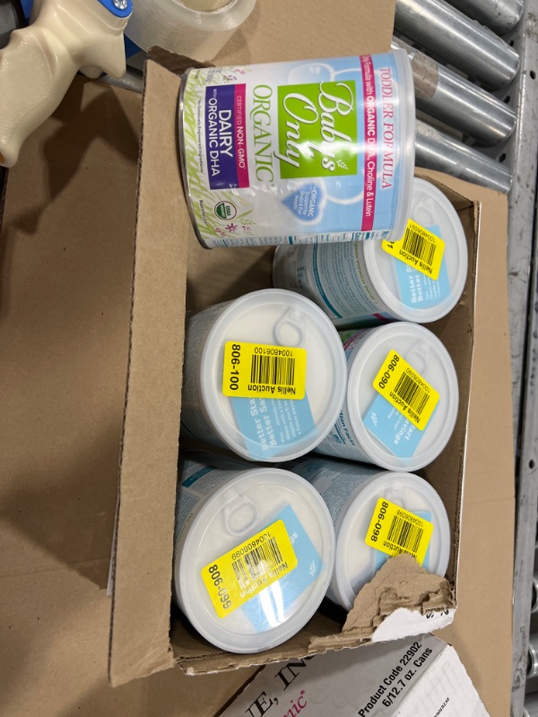 Photo 1 of Baby's Only Organic Dairy with DHA & ARA Formula, 12.7 Ounce 6 PACK  EXP. MAR 01 2022