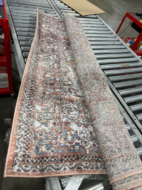 Photo 2 of Loloi II Cassandra Collection CSN-01 Rust / Multi, 5'-3" x 7'-9" Area Rug
