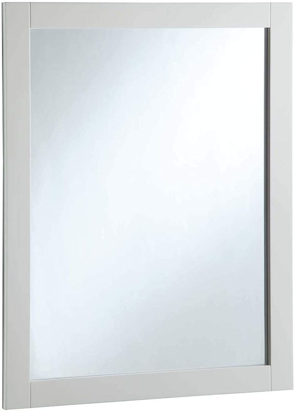 Photo 1 of DESIGN HOUSE DHI 24X30 WALL MIRROR, White (547216)
