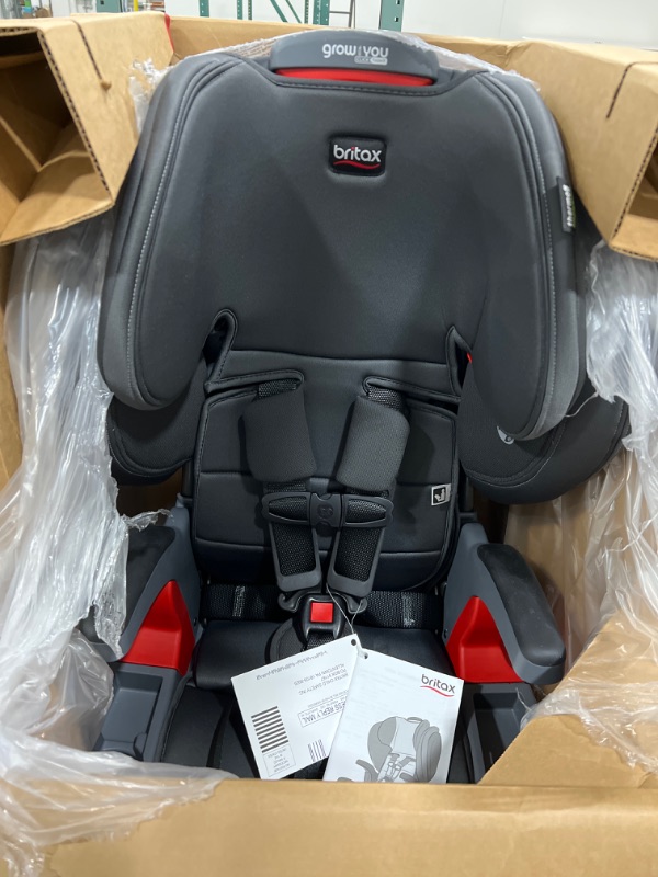 Photo 2 of Britax Grow with You ClickTight Harness-2-Booster Car Seat, Cool N Dry - Cool Flow Moisture Wicking Fabric
