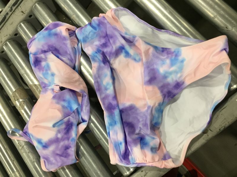 Photo 1 of 2 piece ty dye women's bathing suit size XL