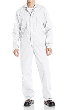 Photo 1 of Red Kap Men's Snap Front Cotton Coverall, Oversized Fit, Long Sleeve unknown size 
