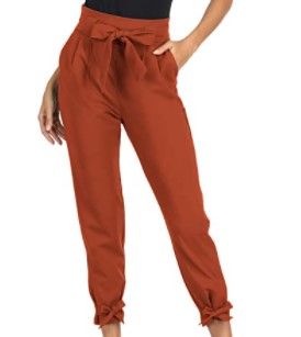 Photo 1 of GRACE KARIN Womens Casual High Waist Pencil Pants with Bow-Knot Pockets size M
