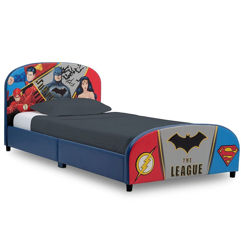 Photo 1 of Delta Children Upholstered Twin Bed DC Comics Justice League
