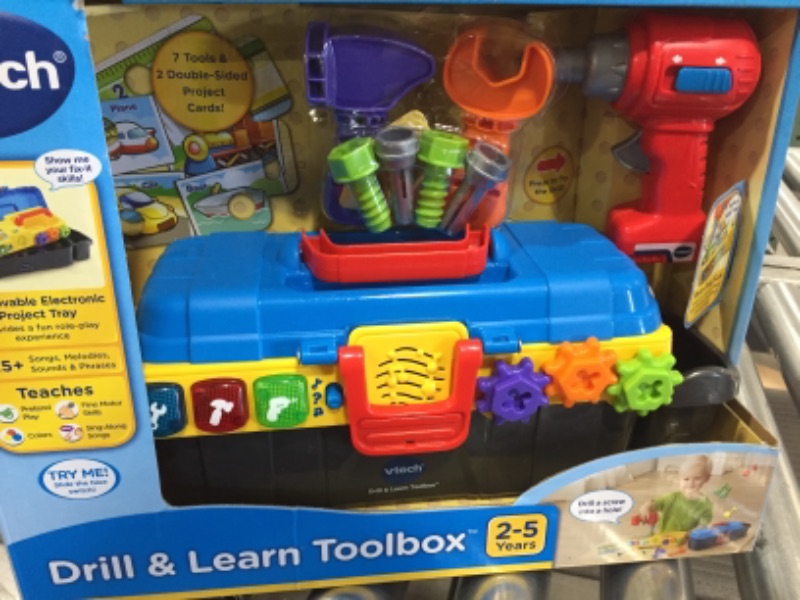 Photo 2 of VTech Drill and Learn Toolbox, Multicolor
