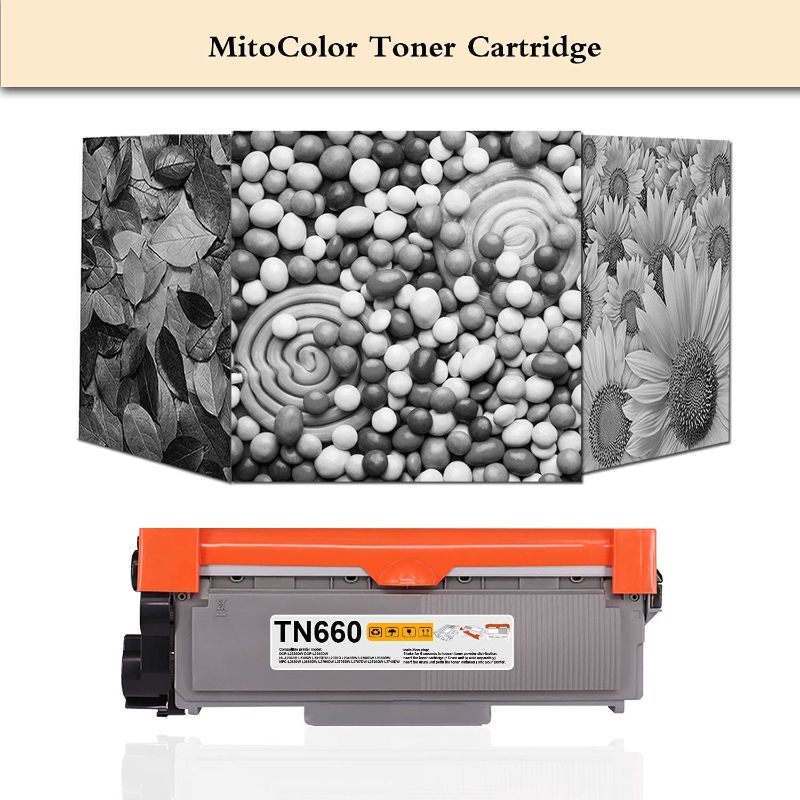 Photo 1 of High Yield 1-Pack Black TN660 Toner Cartridge Replacement for Brother TN660 TN-660 to use with HL-L2300D DCP-L2520DW DCP-L2540DW HL-L2360DW HL-L2320D HL-L2380DW MFC-L2707DW Printer Toner
