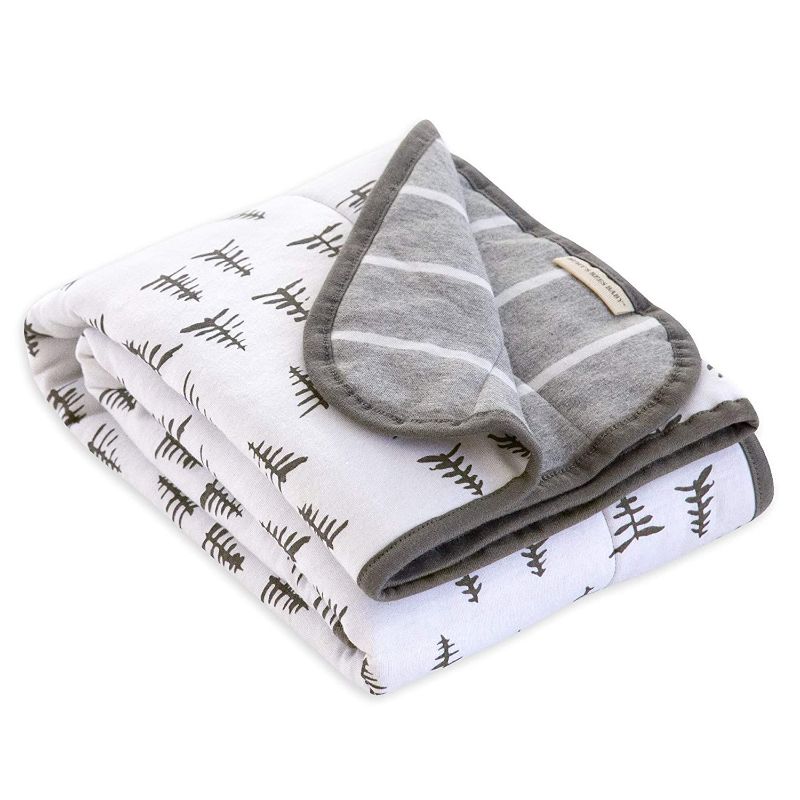 Photo 1 of BURT'S BEES BABY - Reversible Blanket, Nursery, Stroller & Tummy-Time Organic Jersey Cotton Quilted Infant & Toddler
