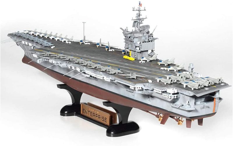 Photo 1 of Academy USS Enterprise CVN-65 Aircraft Carrier Plastic Model Kits 1/600 Scale
