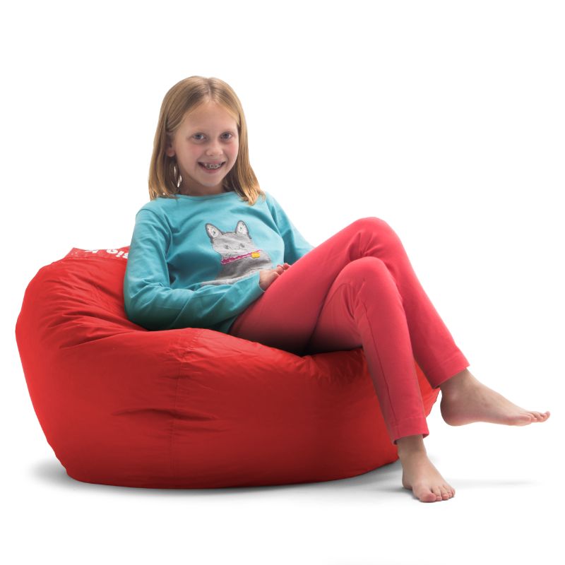 Photo 1 of Big Joe Classic Beanbag for Kids, Red SmartMax Fabric
