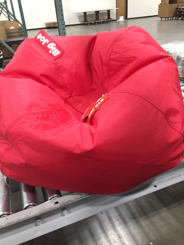 Photo 2 of Big Joe Classic Beanbag for Kids, Red SmartMax Fabric
