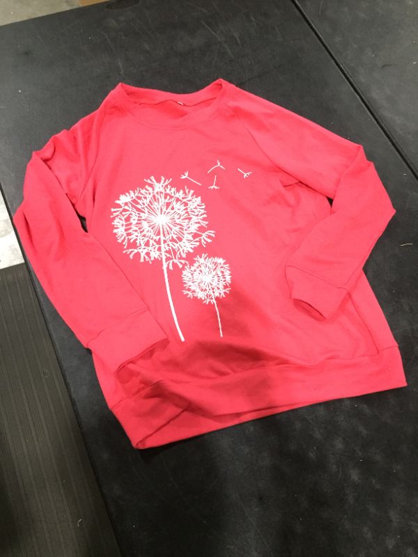 Photo 1 of Red Sunflower Crewneck Sm