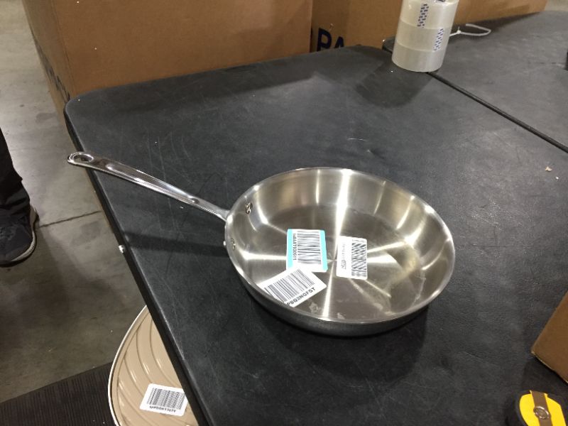 Photo 2 of AmazonCommercial Tri-Ply Stainless Steel Fry Pan, 11 Inch