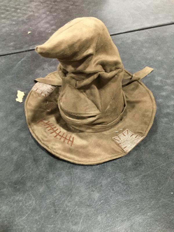 Photo 2 of Harry Potter Real Talking Sorting Hat Animated Costume, Brown