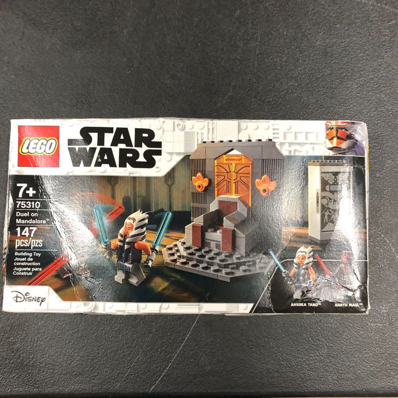 Photo 2 of LEGO Star Wars: The Clone Wars Duel on Mandalore 75310 Awesome Toy Building Kit Featuring Ahsoka Tano and Darth Maul; New 2021 (147 Pieces)