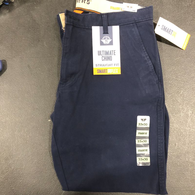 Photo 2 of Dockers Men's Straight Fit Workday Khaki Smart 360 FLEX Pants (Regular and Big & Tall) 33x30