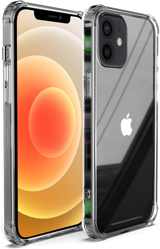 Photo 1 of  iPhone 12  Case [Shock-Absorbing] Phone Case for iPhone 12/12 Pro 6.1 inch, Crystal Clear