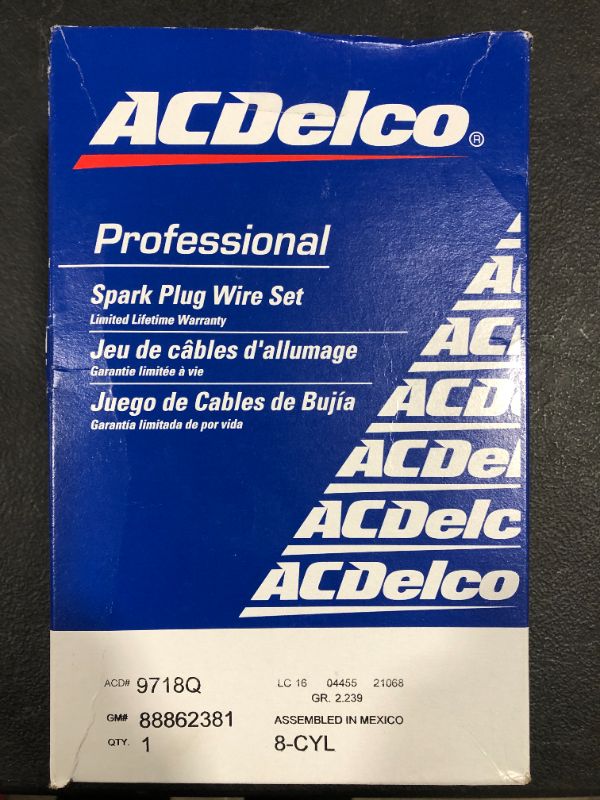 Photo 3 of ACDelco Professional 9748HH Spark Plug Wire Set