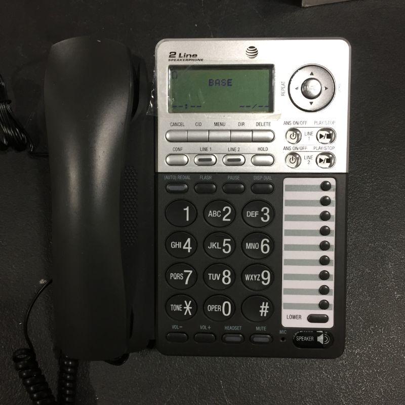 Photo 2 of AT&T ML17929 ML17929 Two-Line Corded Speakerphone