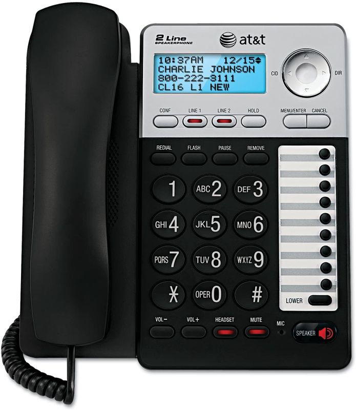 Photo 1 of AT&T ML17929 ML17929 Two-Line Corded Speakerphone