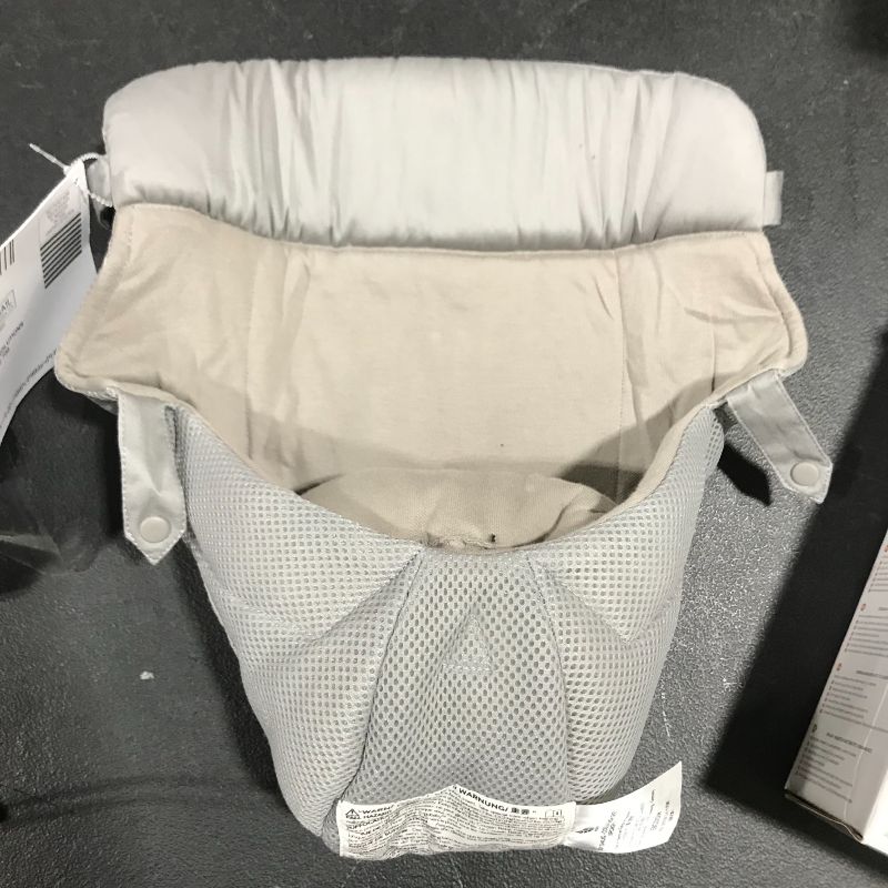 Photo 2 of Ergobaby Easy Snug Infant Insert, Grey, Cool Air Mesh