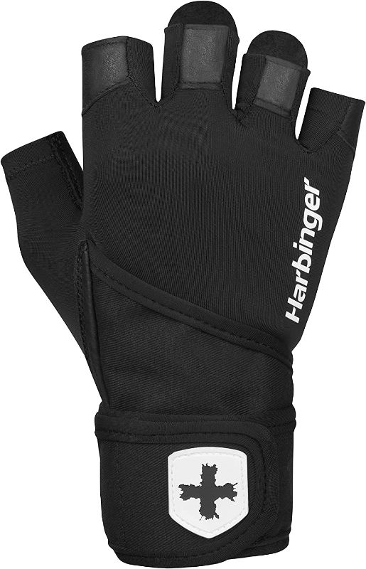 Photo 1 of Harbinger Pro Wristwrap Weightlifting Gloves small