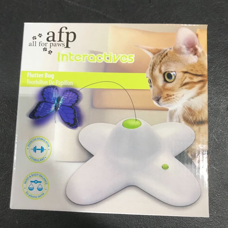 Photo 3 of All for Paws Interactive Flutter Bug Cat Butterfly Toy with Two Replacements Kitten Toys for Indoor Cats