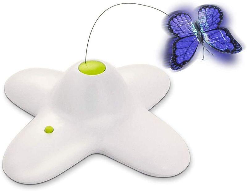 Photo 1 of All for Paws Interactive Flutter Bug Cat Butterfly Toy with Two Replacements Kitten Toys for Indoor Cats