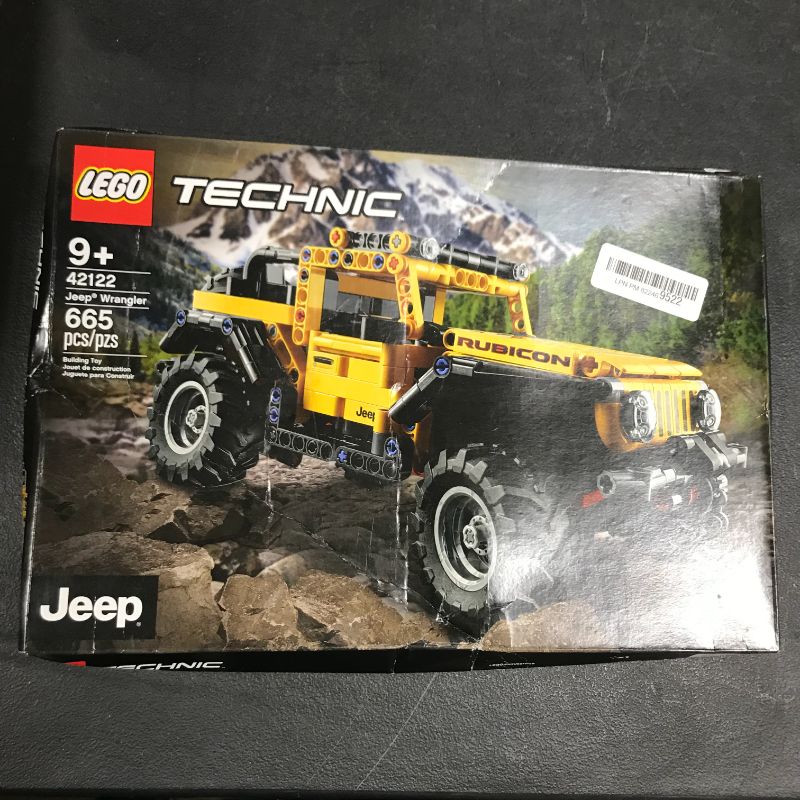 Photo 2 of LEGO Technic Jeep Wrangler 42122; an Engaging Model Building Kit for Kids Who Love High-Performance Toy Vehicles, New 2021 (665 Pieces) FACTORY SEALED BOX!