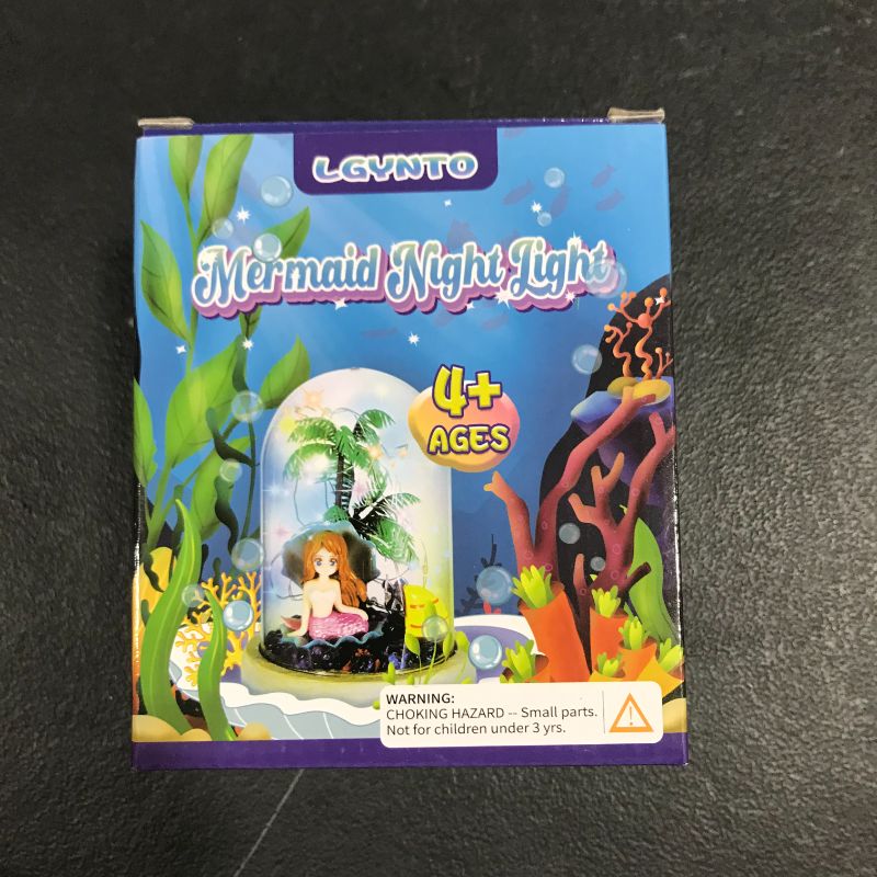 Photo 1 of Make Your Own Mermaid Night Light - Mermaid Gifts for Girls, Mermaid Decor, Mermaid Toys, Arts and Crafts Nightlight Project Novelty for Girl Age 4 to 9-Year-Old, Mermaid Craft Kit