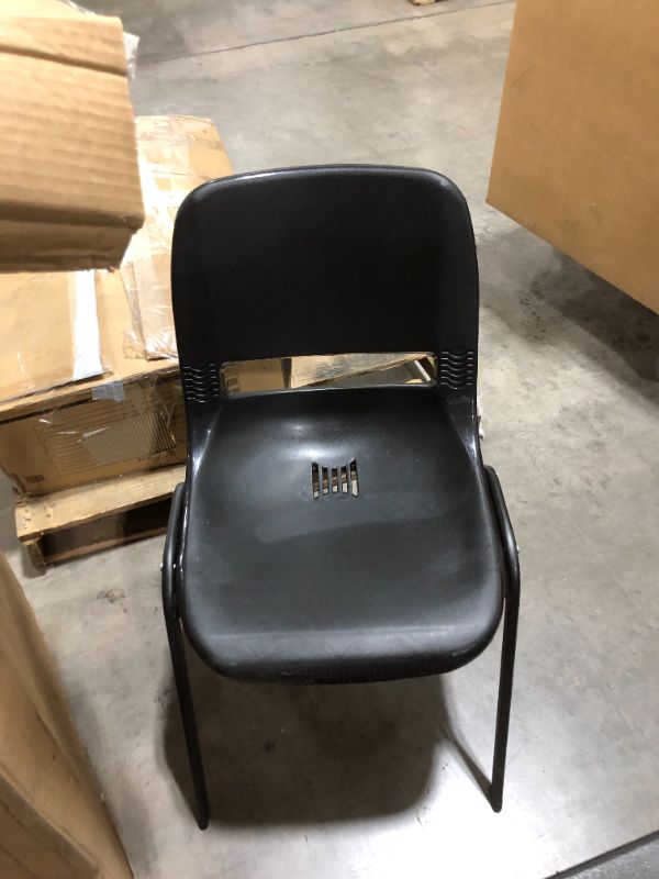 Photo 1 of 5 Pack Black Plastic Chairs