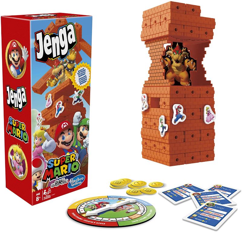 Photo 1 of Hasbro Gaming Jenga: Super Mario Edition Game, Block Stacking Tower Game for Super Mario Fans, Ages 8 and Up