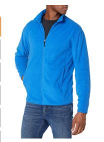 Photo 1 of Amazon Essentials Men's Full-Zip Polar Fleece Jacket XXL